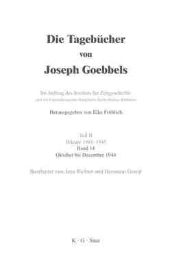 【预订】Oktober - Dezember 1944 9783598223105