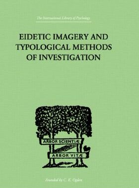 【预订】EIDETIC IMAGERY and Typological Methods of Investigation