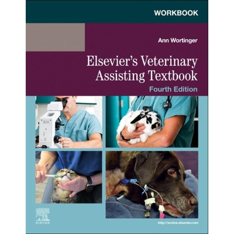 预订 Workbook for Elsevier’s Veterinary Assisting Textbook 爱思唯尔兽医助理*练习册 9780443117145图片