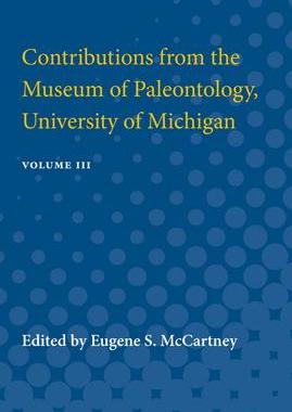[预订]Contributions from the Museum of Paleontology, University of Michigan 9780472750009