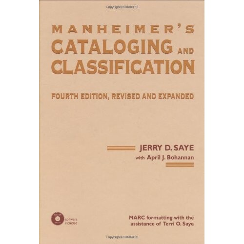 预订 Manheimer’s Cataloging and Classification, Revised and Expanded 曼海默目录和分类法修订扩充版 9780824794767