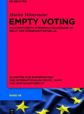 【预订】Empty Voting 9783110315622