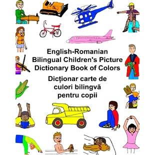 Picture Bilingual 預訂 Children’s 9781541335042 Book Romanian English Dictionary Colors