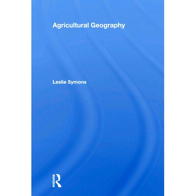 预订 Agricultural Geography 农业地理: 9780367171001