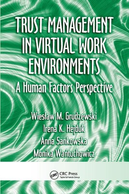 【预订】Trust Management in Virtual Work Environments