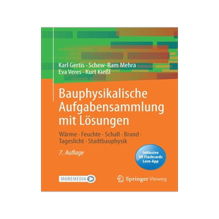 预订 Bauphysikalische Aufgabensammlung mit Loesungen: Warme - Feuchte - Schall - Brand - Tageslicht - Stadtbauphysik