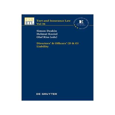 [预订]Directors & Officers (D & O) Liability 9783110489712