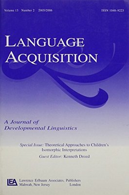 【预订】Theoretical Approaches Childs Isomor.Intre. La V13#2