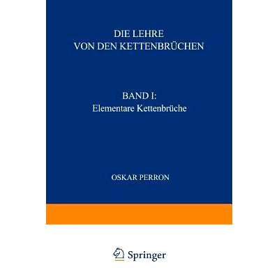 Band I: Elementare Kettenbrüche