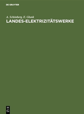 预订 Landes-Elektrizitätswerke: 9783486753226