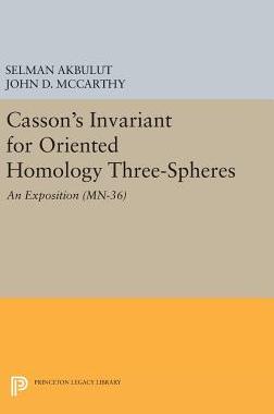 【预订】Casson’s Invariant for Oriented Homology Three-Spheres