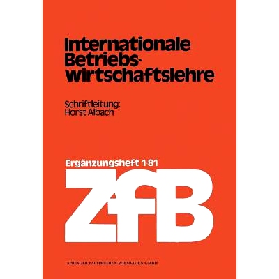 预订 Internationale Betriebswirtschaftslehre: 9783322986009