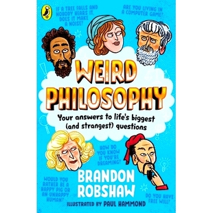 现货 奇怪的哲学 中外哲学启蒙读物 儿童科普插图桥梁书 庄子亚里士多德 英文原版进口 Weird Philosophy