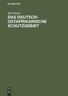 预订 Schutzgebiet Das Ostafrikanische 9783486729641 Deutsch