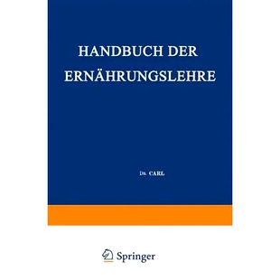 预订 Handbuch der Ernährungslehre: Allgemeine Diätetik: 9783662235577