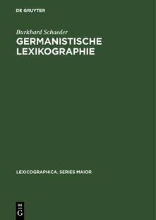 【预订】Germanistische Lexikographie 9783110993882