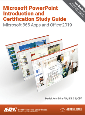 【预订】Microsoft PowerPoint Introduction and Certification Study Guide 9781630575007