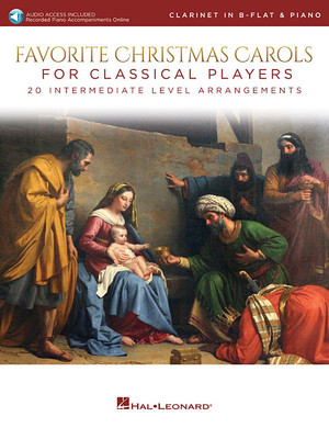 【预订】Favorite Christmas Carols for Classical Players - Clarinet and Piano: 20 Intermediate Level Arrangements
