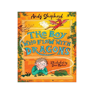 英文原版 养龙的男孩3 和龙一起飞翔 儿童青少课外读物 英语阅读插图本 龙年礼物 Andy Shepherd The Boy Who Flew with Dragons