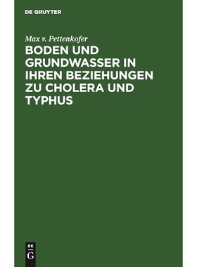 预订 Boden und Grundwasser in ihren Beziehungen zu Cholera und Typhus: Erwiederung auf Rudolph Virchow’s hygienische St