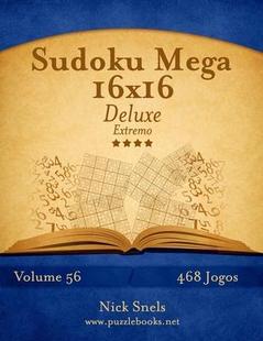 Jogos 预订 Sudoku Deluxe Volume Extremo Mega 9781514249185 468 16x16