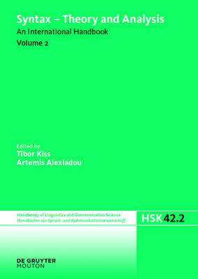 [预订]SYNTAX - THEORY & ANALYSIS    HSK  42.2 9783110358667