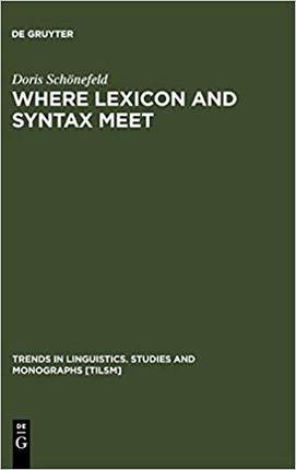 【预订】Where Lexicon and Syntax meet 9783110170481