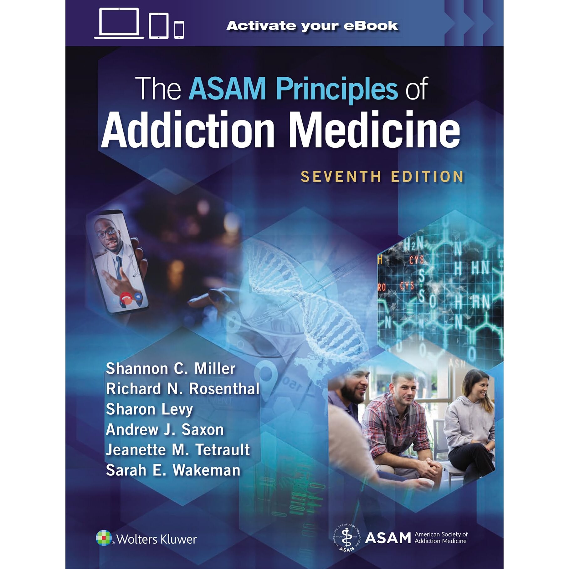 预订 The ASAM Principles of Addiction Medicine Print + eBook with Multimedia 美国成瘾医学学会成瘾医学精要 9781975201562