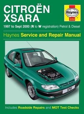 [预订]Citroen Xsara Petrol & Diesel (97 - Sept 00) Haynes Repair Manual 9780857336286