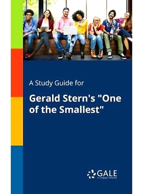 预订 A Study Guide for Gerald Stern’s 