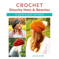 預(yù)訂 Crochet Slouchy Hats and Beanies: 14 Quick and Easy Patterns 鉤針編織休閑帽子和無檐小便帽：14 種快速簡單的圖案: 978