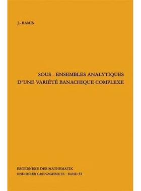 预订 Sous-Ensembles Analytiques D’Une Variete Banachique Complexe: 9783540050872