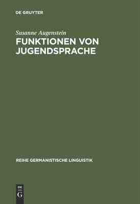 【预订】Funktionen von Jugendsprache 9783484311923