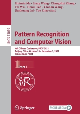 【预订】Pattern Recognition and Computer Vision 9783030880033