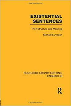 【预售】Existential Sentences