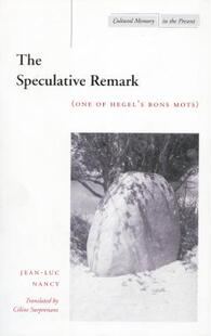 预订 Speculative The Remark Hegel One Bons Mots