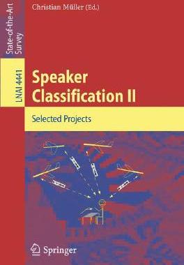 【预订】Speaker Classification II
