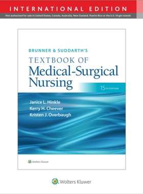 【预订】Brunner & Suddarth’s Textbook of Medical-Surgical Nursing, International Edition 9781975170646