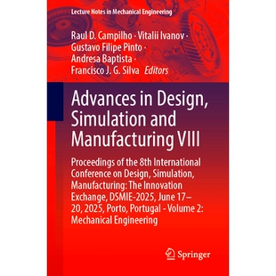 International and Simulation 预订 VIII 8th Conference the Design Proceedings Manufacturing Advances