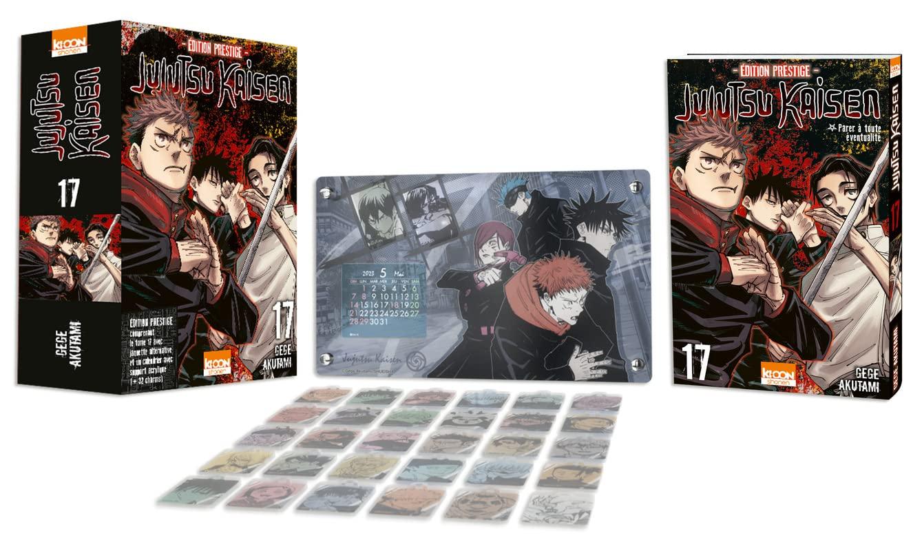 预订咒术回战17收藏套装配套正版周边 DIY日历法语原版 Jujutsu kaisen, Vol. 17. Parerà touteéventualité-封面