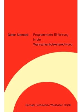 预订 Programmierte Einführung in die Wahrscheinlichkeitsrechnung: 9783528182724