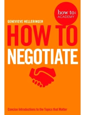 预订 How To Negotiate: 9781509814633