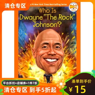 Who Now The 巨石强森是谁？英文原版 中小学儿童读物 Rock 当下热点系列 Was 现货 Johnson? Dwayne