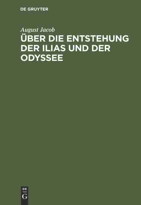 【预订】Über die Entstehung der Ilias und der Odyssee 9783111283609