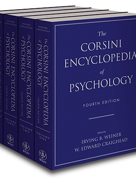 预订 The Corsini Encyclopedia Of Psychology, Fourth Edition, 4 Volume Set 心理学百科全书: 9780470170243