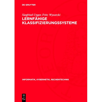 预订 Lernfähige Klassifizierungssysteme: 9783112731789