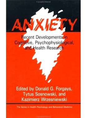 预订 Anxiety: Recent Developments In Cognitive, Psychophysiological And Health Research: 9781560322658