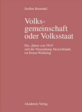 【预订】Volksgemeinschaft oder Volksstaat 9783050037455