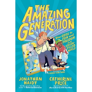 预售 数字时代幸福指南 焦虑的一代青少版 Jonathan Haidt 英文原版 9-12岁 The Amazing Generation 选择不被屏幕支配的人生