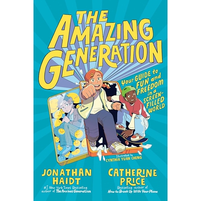 预售 数字时代幸福指南 焦虑的一代青少版 Jonathan Haidt 英文原版 9-12岁 The Amazing Generation 选择不被屏幕支配的人生